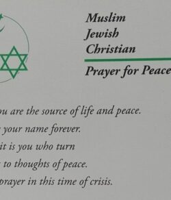Interfaith prayer