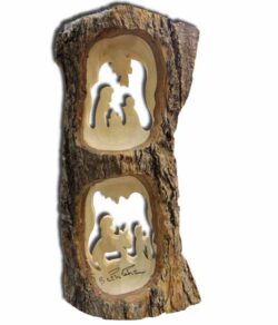 Journey to Bethlehem olive wood carving