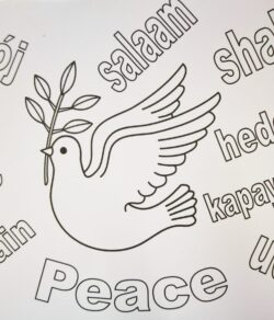 Peacemaker Greeting Card for children