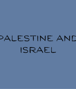 Palestine and Israel Resources - also see Olive Wood Goods