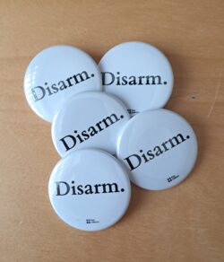 'Disarm.' button badge
